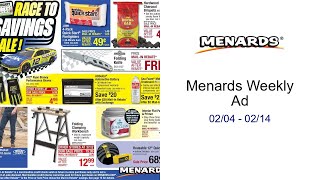 Menards Weekly Ad 02/04 - 02/14