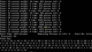 Elevator Simulation in Cpp
