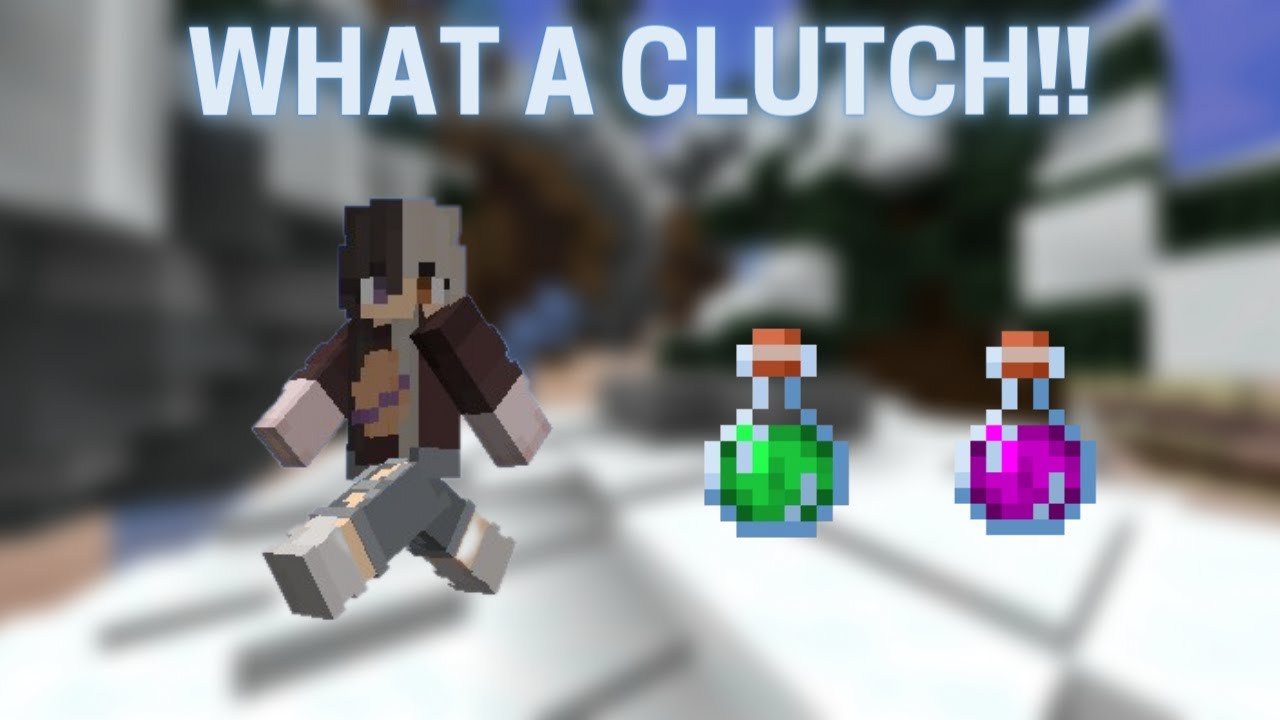 Insane 4v4 Bedwars Clutch Youtube