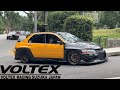 Voltex widebody Mitsubishi Evo 9 GT in Singapore! Start up! Departure!