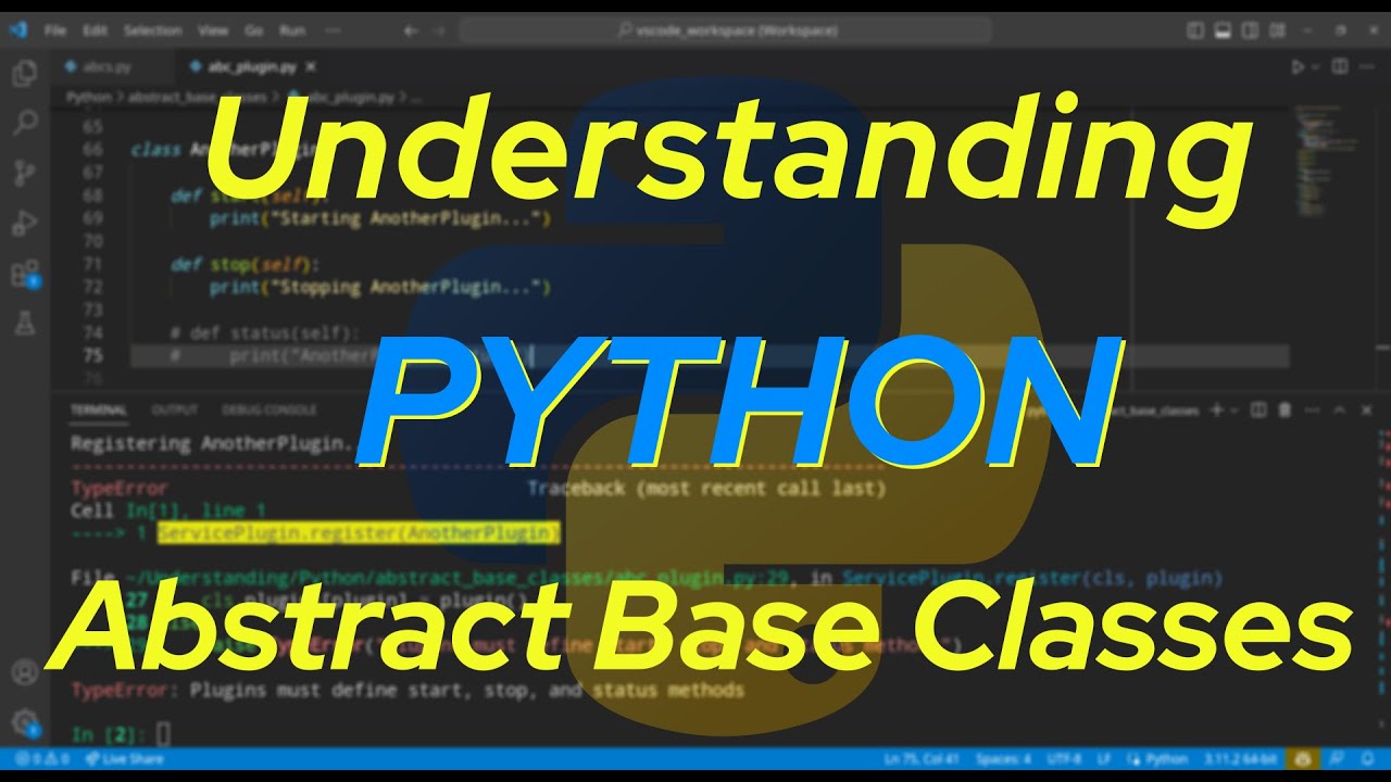 Understanding Python: Abstract Base Classes - YouTube