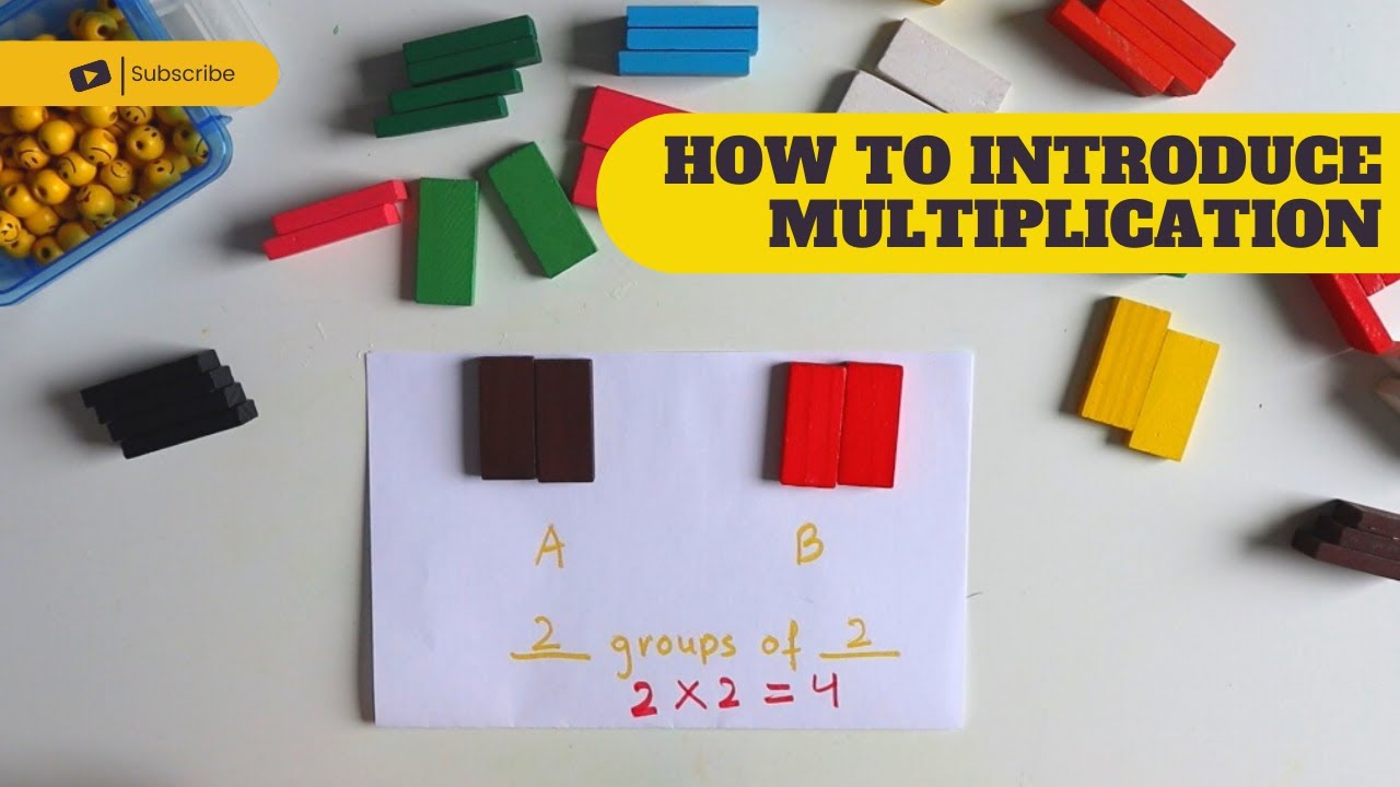 How To Introduce Multiplication Easily At Home Multiplication By