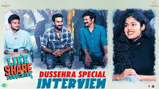 Santosh Shobhan, Faria Abdullah And Brahmaji Dussehra Special Interview | Like, Share & Subscribe