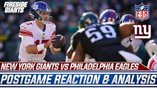 INSTANT REACTION: Giants get blown out by Eagles | Is Joe Judge to blame? | What now?