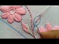 hand embroidrey broderline design easy broderline flower stitch by hand embroidrey