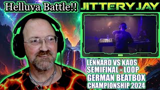 Lennard vs Kaos - Semifinal - Loop - German Beatbox Championship 2024 - Reaction