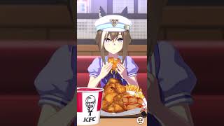 【ウマ娘】ウマさんぽ.ケンタッキーコラボ.シュヴァルグラン3パターンまとめ#KFCさんぽ　#shorts