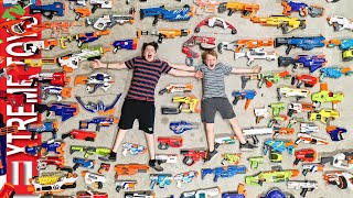 Saying Goodbye to the Old Nerf Arsenal. Ethan and Cole Remember Nerf Blasters.