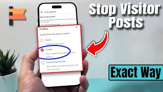 How To Stop Visitor Posts On Your Facebook Page - Full Guide