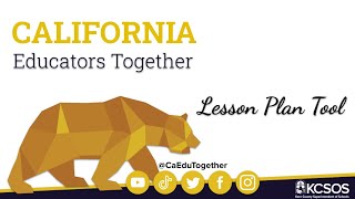 Lesson Plan Tool Video