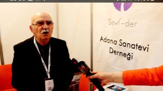 Çukurova 17.Kitap Fuar'ında/Adana Sanatevi Derneği standında/Yazar Ecdet Güvel/17 Ocak 2025