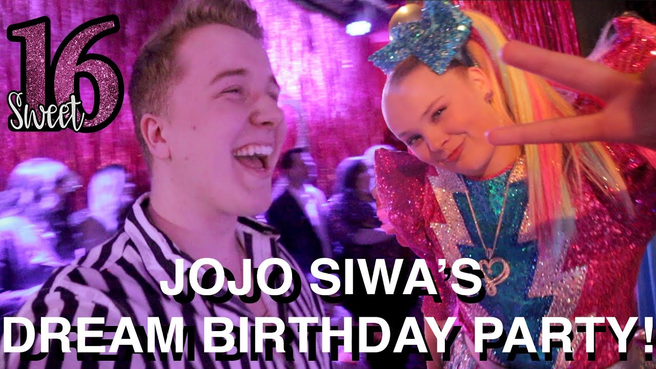 I WENT TO JOJO SIWA'S 16 BIRTHDAY PARTY! *EPIC* - YouTube