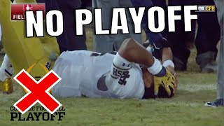 College Football "There Goes Your Playoff Chances" Moments