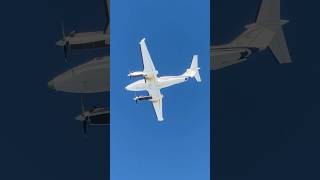 Beech King Air 200 -41C departure Kindersley YKY Airport