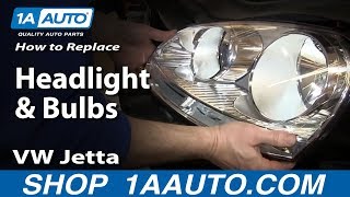 How to Replace Headlight 05-10 Volkswagen Jetta