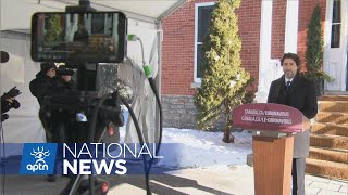 Trudeau announces military aid coming to Fort Albany First Nation in Ontario | APTN News