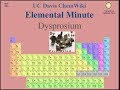 ChemWiki Elemental Minute: Dysprosium (Nuclear Properties)