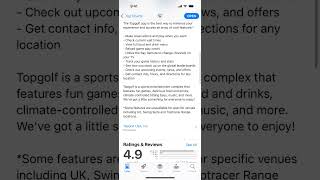 TopGolf app - what is it? Quick overview