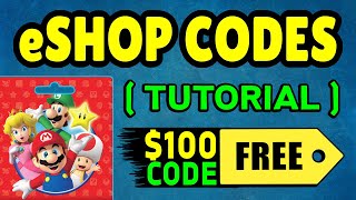 How to get Unlimited Nintendo eShop Gift Card Redeem Codes [TUTORIAL] Any/All Switch Games for Free.