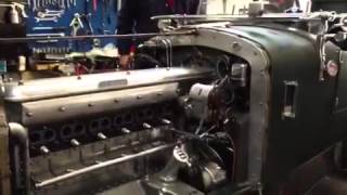 Bentley 8 Litre just started after rebuild by Altena Classi