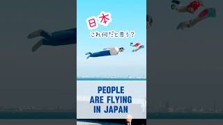 こんな凧上げ見た事ない！日本で凄い凧上げ発見しました Cool unique kite in Tokyo Japan 【3児シンママのアメリカと日本生活】 #japan #日本 #shorts