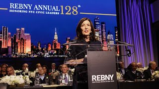 Governor Kathy Hochul at the 128th REBNY Annual