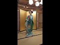 maiko performance in kyoto japanese tradition