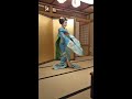 maiko performance in kyoto japanese tradition