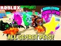 USING *EVERY* SECRET PET IN BUBBLEGUM SIMULATOR (Roblox) - THE BEST PLAYERS IN THE GAME!