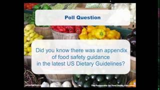 6/16/16 Webinar: Nutrition + Food Safety = Great Eating!