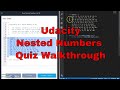 Udacity - Nested Numbers Quiz Walkthrough - JavaScript