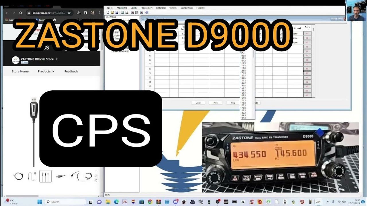 Zastone D9000 Programing Software Youtube