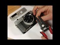 Konica C35 Automatic camera repair