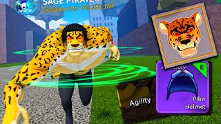 Leopard + Pilot Helm + Mink V3 SPEED! (Blox Fruits)