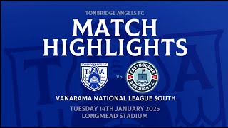 Highlights - Tonbridge Angels v Eastbourne Borough - 14.01.25