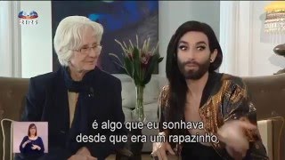 Conchita Wurst visited Portugal with her grandmother - 10.05.2016