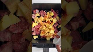 Easy Air Fryer Steak and Potatoes #airfryer #easydinner | Food Dolls
