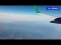 spring japan 佐賀 成田 flight movie from saga to narita boeing 737 800 機窓展望 機内環境音 搭乗記 ホワイトノイズ 景色