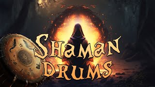 SHAMANIC DRUMS and DEEP Humming at Campfire • Shamanic Meditation Music for Stress Relief • 432Hz
