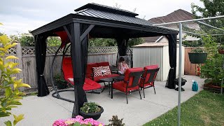 Túp Lều Lý Tưởng, Mơ Ước Của 2 Vợ Chồng 🇨🇦327》 Building Gazebos In Backyard | Vườn Rau Việt Canada