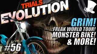 Hatventures - Trials Evolution #56 - Grim! Freak World Tour! Monster Bike!