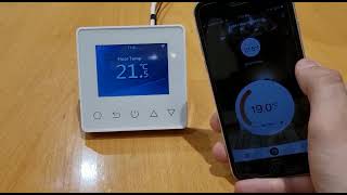 LAVA Touch WiFi Underfloor Heating Thermostat Operation \u0026 Setup