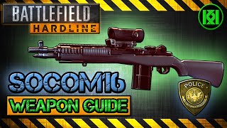 SOCOM16 Review (Gameplay) Best Gun Setup | Battlefield Hardline Weapon Guide (BFH)