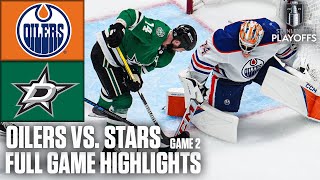 Edmonton Oilers vs. Dallas Stars Game 2 | NHL Western Conference Final |  Game H
