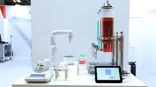 【FOOMA JAPAN 2023】Automated mixing using AI liquid weighing skill