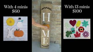 Interchangeable Porch Sign