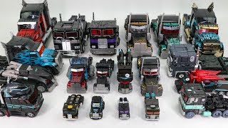 Transformers Movie G1 WFC Classic RID Black Optimus Prime Nemesis Prime 20 Vehicle Truck Robots Toys