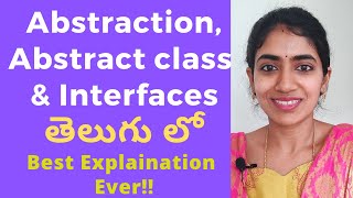 Abstraction, Abstract Class& Interfaces తెలుగు లో