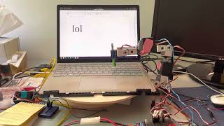 Keyboard Typing Robot (ROS MoveIt)