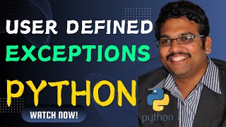 USER DEFINED EXCEPTIONS IN PYTHON PROGRAMMING || USER DEFINED EXCEPTIONS || EXCEPTION HANDLING